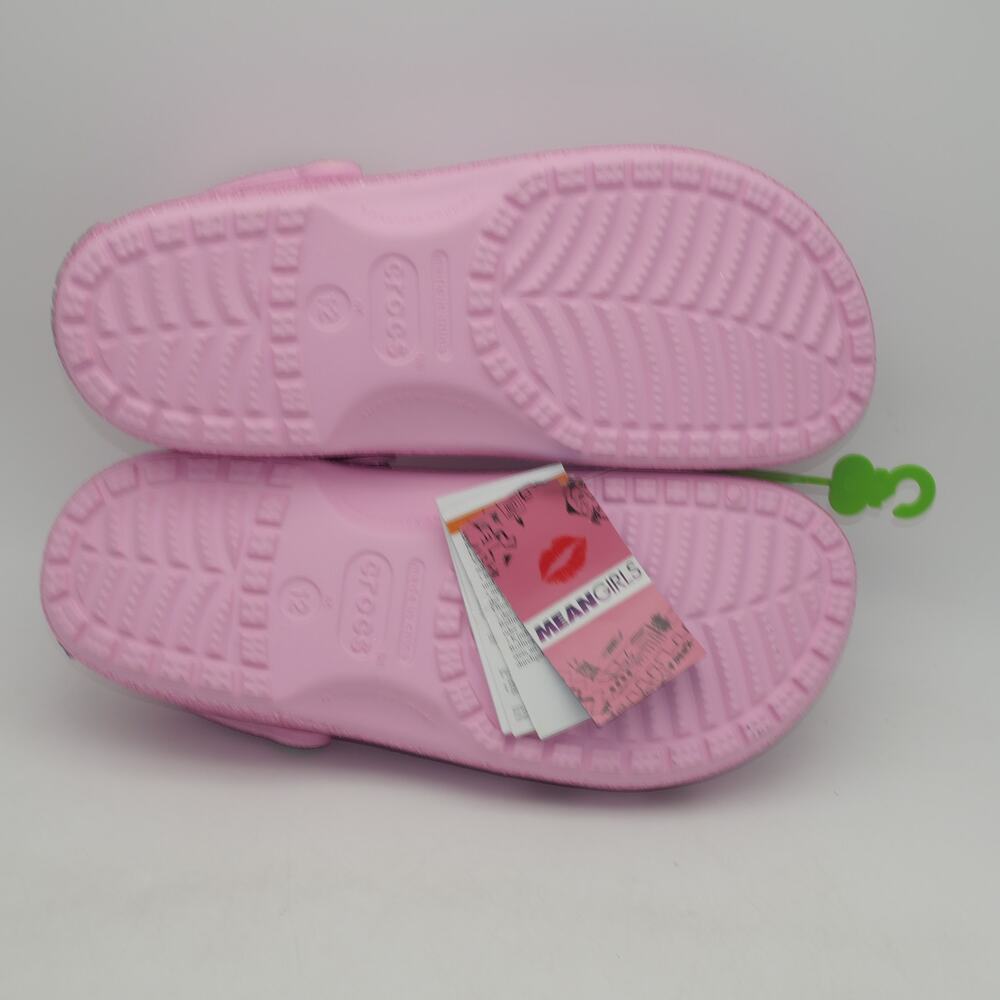 New Crocs Mean Girls Classic Clogs Sandals  Pink Glitter  Men's 12  Women's 14 - Picture 13 of 13